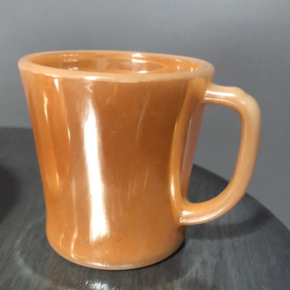 Fire King Peach lustre Vintage bowl, 2 mugs cups - Picture 16 of 17